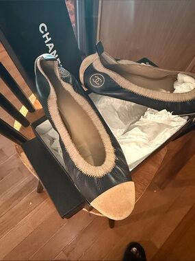 authentic Chanel Ballerina shoes